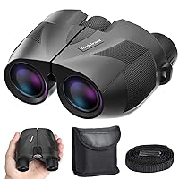 20x25 Compact Binoculars for Adults and Kids, Waterproof Binocular with Low Light Vision, Easy Focus Binoculars for Bird Watching
