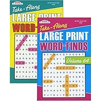 KAPPA BOOKS Word Find Lage Print (128 Pack), Multicolor
