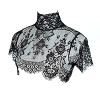 Detachable Fake Collar Half Shirt Blouse Lace Flower False Collar
