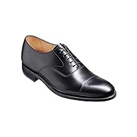 BARKER Men's Malvern Leather Oxford Shoe - Black