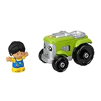 Little People Fisher-Price Toddler Toy Tractor and Farmer Character Figure for Preschool Play Ages 1+ Years