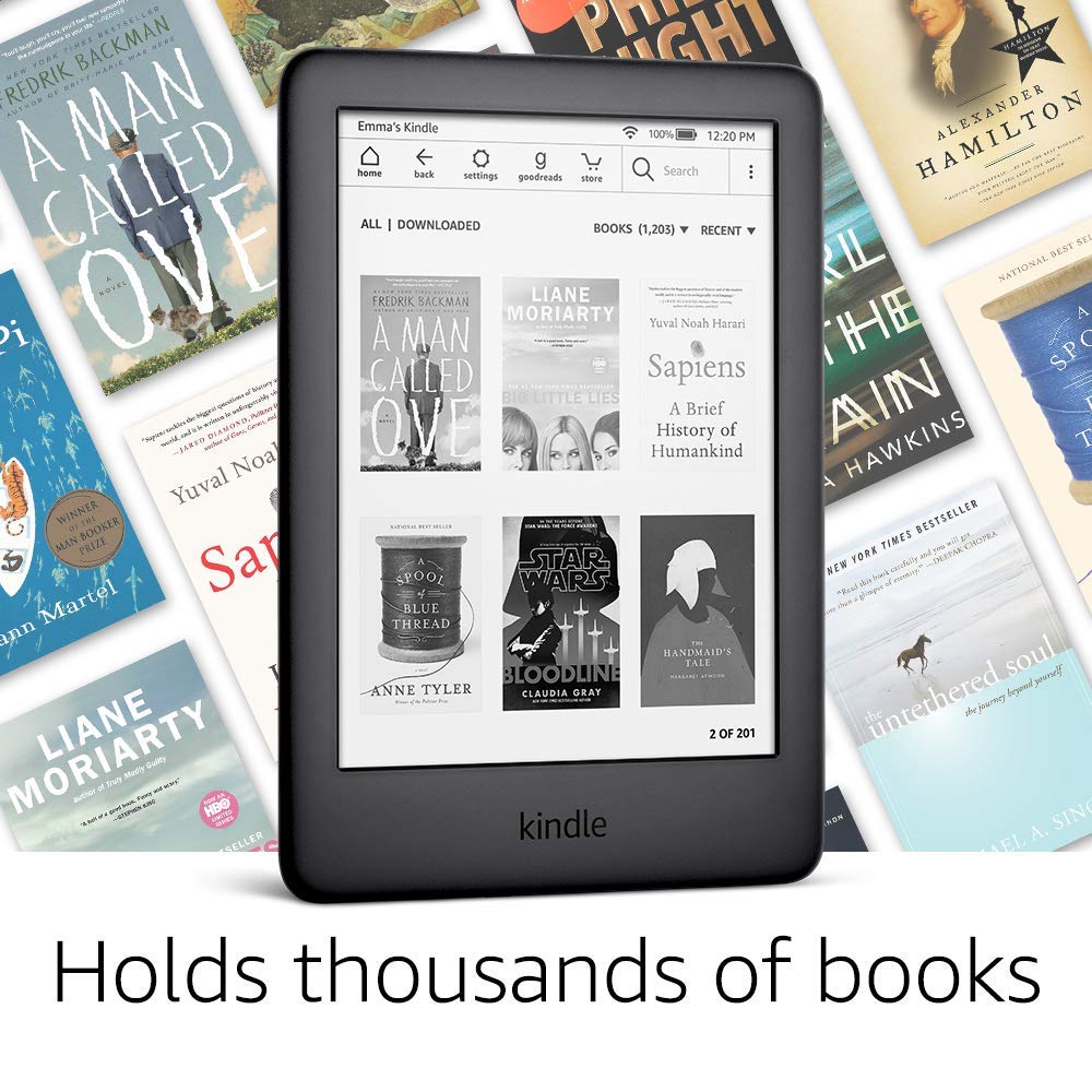 Certified Refurbished Kindle - Now with a Built-in Front Light - Black - Ad-Supported (2019 release, 10th Gen)