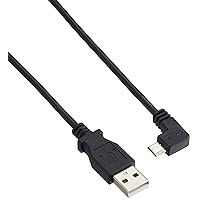 StarTech.com Right Angle Micro USB Cable – 1 ft / 0.5m – 90 degree – USB Cord – USB Charger Cable – USB to Micro USB Cable (USBAUB50CMRA)