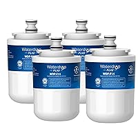 Waterdrop Plus UKF7003 Refrigerator Water Filter, Replacement for Maytag UKF7003, UKF7002AXX, Whirlpool EDR7D1, UKF7003AXX, UKF7002, 7003AXXP, UKF6001AXX, UKF5001, NSF 401&53 Certified, Pack of 4