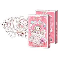 54 Pcs Large Kawaii Playing Cards + 2 Substitute DIY Cards for Card Games Poker Cards Cute Anime Aesthetic Picture Deck of Cards Table Game Cards 4.6 × 6.6inches