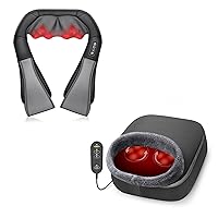 CooCoCo 2-in-1 Shiatsu Foot Massager and Neck Massager