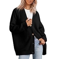 Fall Cocoon Cardigan,Cashmere Cocoon Cardigan for Women Open Front Oversized Button Sweaters Fall Cardigans Knit