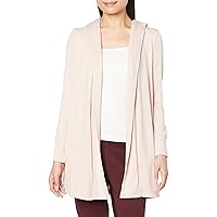 Daily Ritual Women's Supersoft Terry Hooded Open Oversized Sweatshirt
