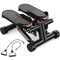 Sportsroyals Stair Stepper for Exercises-Twist Stepper with Resistance Bands and 330lbs Weight Capacity