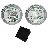 Redding Imperial 1oz Sizing Die Wax (Pack of 2) with Gritr Microfibre