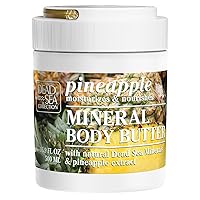 Luxurious Pineapple Body Butter for Women - Infused with Dead Sea Minerals & Vitamin E, Deeply Nourishes, Moisturizes, and Softens Dry Skin (16.9 FL.OZ / 500 ml)