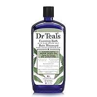 Dr Teal's Cannabis Sativa Hemp Seed Oil Foaming Bath with Pure Epsom Salt, 1000 ml.
