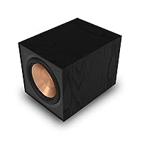 klipsch Reference R-101SW 10” Front-Firing Subwoofer with All-New Spun-Copper 10” woofers and an All-Digital Amplifier for Premium Home Theater Sound in Black