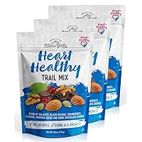 Nature's Garden Heart Healthy Trail Mix – Heart Healthy Snack Mix, Dark Chocolate, Nuts, Seeds, Cranberries, Raisins, Gluten-Free, Non-GMO – 26 Oz Bag (Pack of 3)