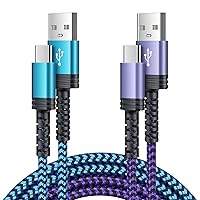 USB Type C Cable 3FT 2Pack Fast Charging Cable Android USB C Charger Phone Cord for Samsung Galaxy S24/S23/S22/A54/A23/S21 FE/A14/A13/A03s/A53/Z Flip 5 4/Z Fold 5,Motorola Edge 5G UW/Edge/G Play/Power