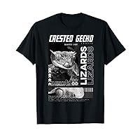 Crested Gecko Modern Streetwear Reptile Keeper T-Shirt