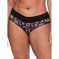 Warner's Women's No Pinching, No Problem Dig-Free Comfort Wait with Lace Microfiber Hipster 5609j
