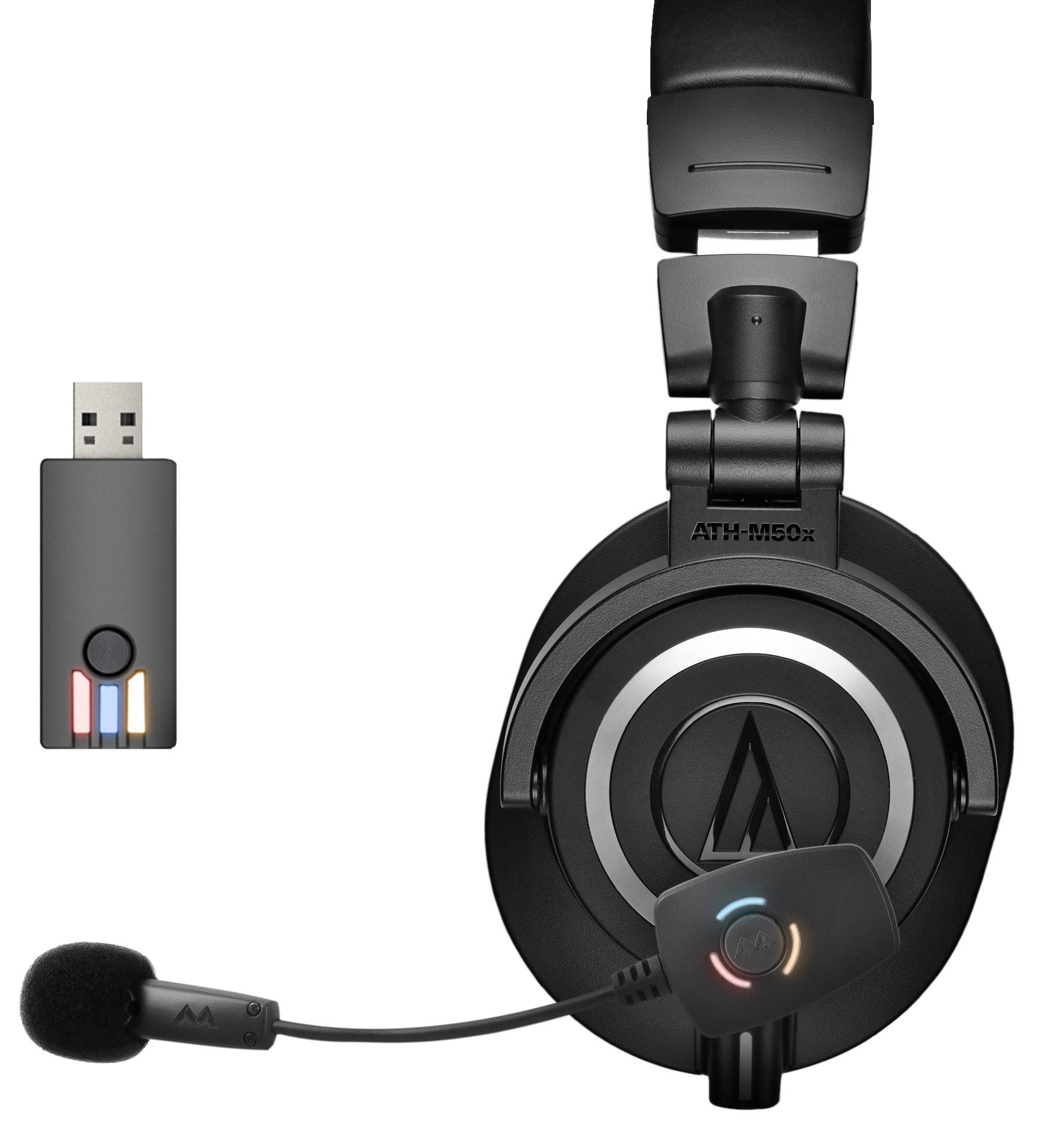 Mua Audio Technica ATH-M50X Professional Studio Monitor Headphones, Black,  Professional Grade, Critically Acclaimed Bundle with Antlion Audio ModMic  Wireless Attachable Boom Microphone for Headphones trên Amazon Mỹ chính  hãng 2023 | Fado