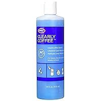 Clearly Coffee Pot Cleaner 14 Ounce (Made in the USA) French Press Liquid Cleaner for Glass Bowls Airpots Satellite Brewers and Thermal Servers Removes Coffee Oils