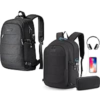 Tzowla Laptop Backpack for Men Women,Travel Work Security Anti Theft Water Resistant Durable Computer Bookbags with USB Charging Port,Gifts, Fit 14.3/15.6 inch Accessories