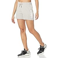 adidas Women's Plus Size Essentials Linear French Terry Shorts
