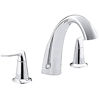 Kohler T45115-4-CP Alteo Bath Faucet Trim, Valve not Included, One Size, Polished Chrome