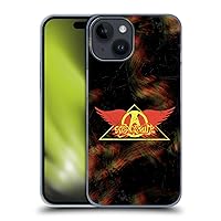 Head Case Designs Officially Licensed Aerosmith Triangle Winged Classics Hard Back Case Compatible with Apple iPhone 15