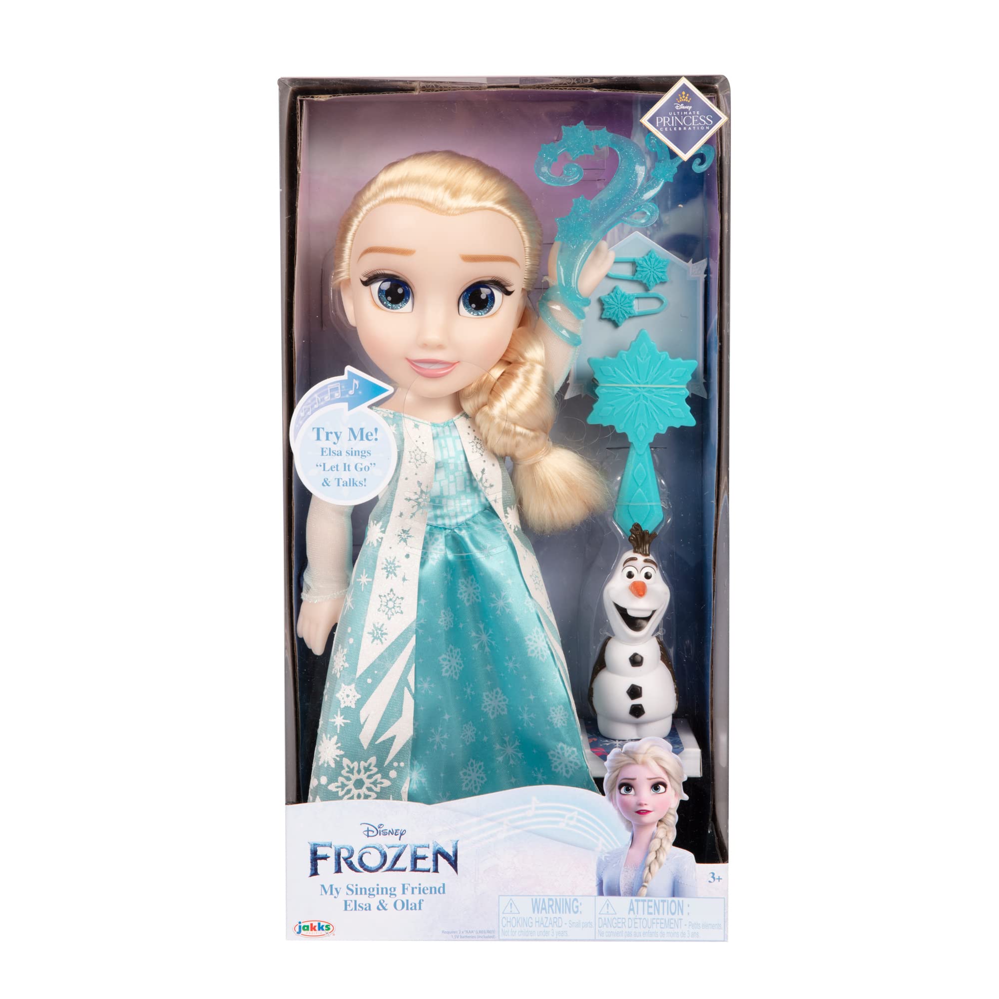 Diuspeed Elsa Doll Classic My Singing Friend Elsa Doll & Olaf Figure