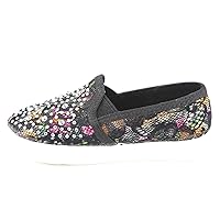 Jazamé Little Toddler Girls' Cute Slip On Sneakers Casual Sports Running Shoes