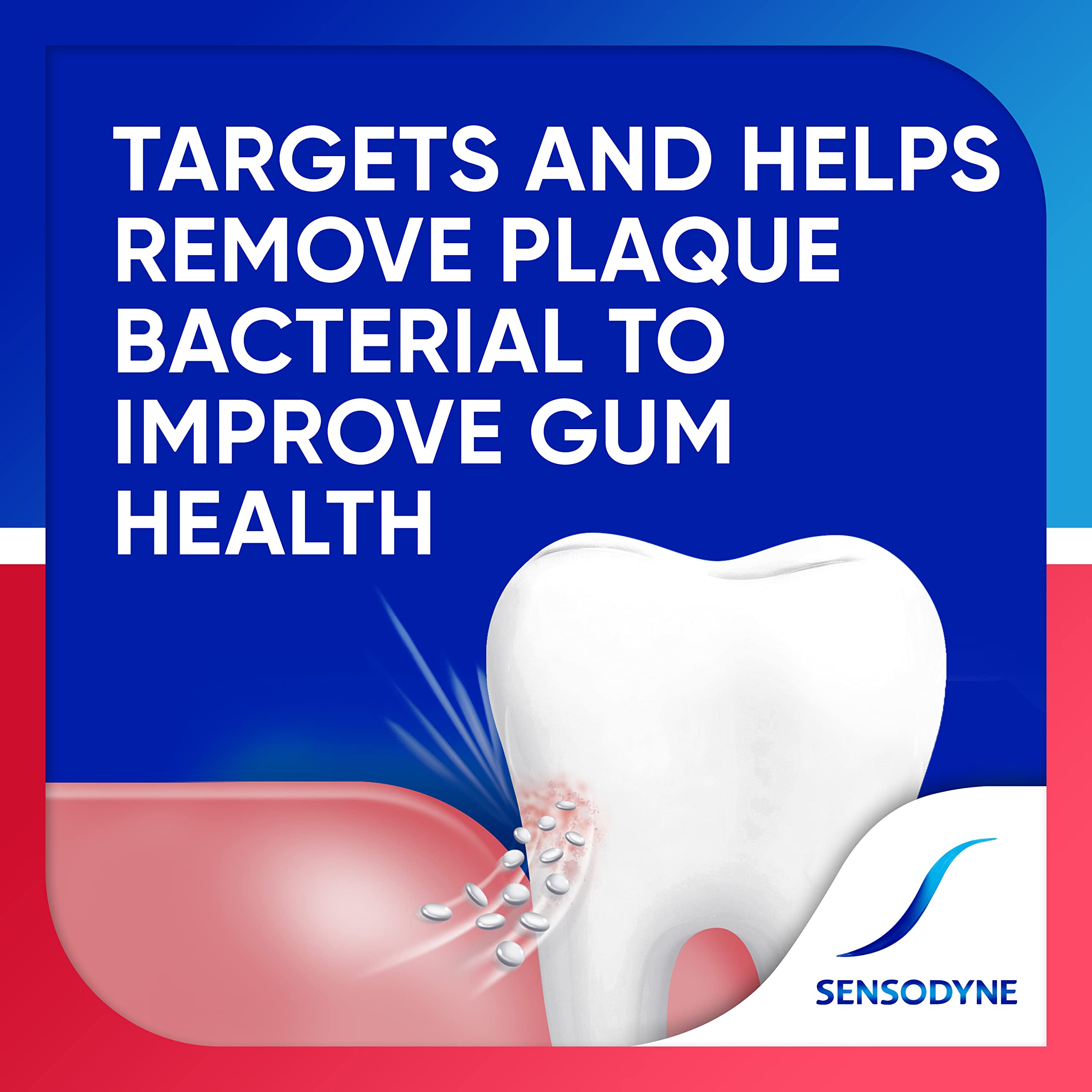Sensodyne Sensitivity & Gum Whitening Toothpaste, Toothpaste for Sensitive Teeth & Gum Problems, 3.4 Ounces (Pack of 3)