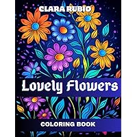 Adult Coloring Book: Beautiful Lovely Flower Designs to Coloring.: 50 images of beautiful flowers to relax, relieve stress and enjoy. For adults and children.