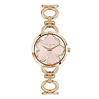 Ted Baker Ladies Stainless Steel Rose Gold Chain Bracelet Watch (Model: BKPLIS3019I)
