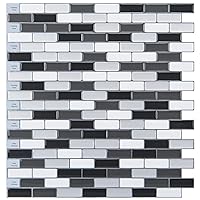 Art3d Peel and Stick Wall Tile for Kitchen/Bathroom Backsplash, 12