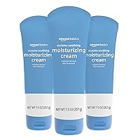 Amazon Basics Eczema Soothing Moisturizing Cream with Colloidal Oatmeal, 7.30 Ounce (Pack of 3) (Previously Solimo)