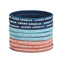 Under Armour 1380018-426 9PK Women's Elastic Training Hair Garter, Blue, One Size
