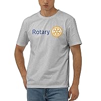 Rotary-International Cotton T-Shirt Man Soft Shirts Shirt Tee