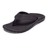 OluKai Ohana Men's Beach Sandals, Quick-Dry Flip-Flop Slides, Water Resistant & Lightweight, Compression Molded Footbed & Ultra-Soft Comfort Fit