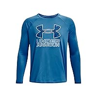 Under Armour Boys' Tech Hybrid Print Fill Long Sleeve