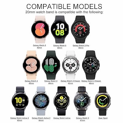 Mua 10 Color Bands Compatible With Samsung Galaxy Watch 5 40Mm 44Mm & Galaxy  Watch 5 Pro & Galaxy Watch 4 40Mm 44Mm Watch Band & Galaxy Watch 4 Classic  & Galaxy