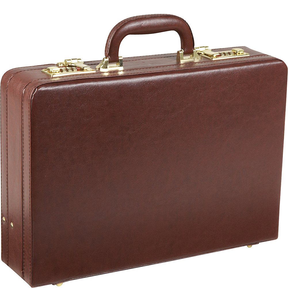 Amerileather Expandable Executive Faux Leather Attache Case (#2893-89)