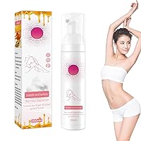Beeswax Hair Removal Mousse, 100ml Beeswax Hair Removal Foam Spray, Beeswax Hair Removal, 2024 New Hair Removal Spray, Moisturizing Hair Removal for Face,Arm,Leg,Armpit (1Pcs)