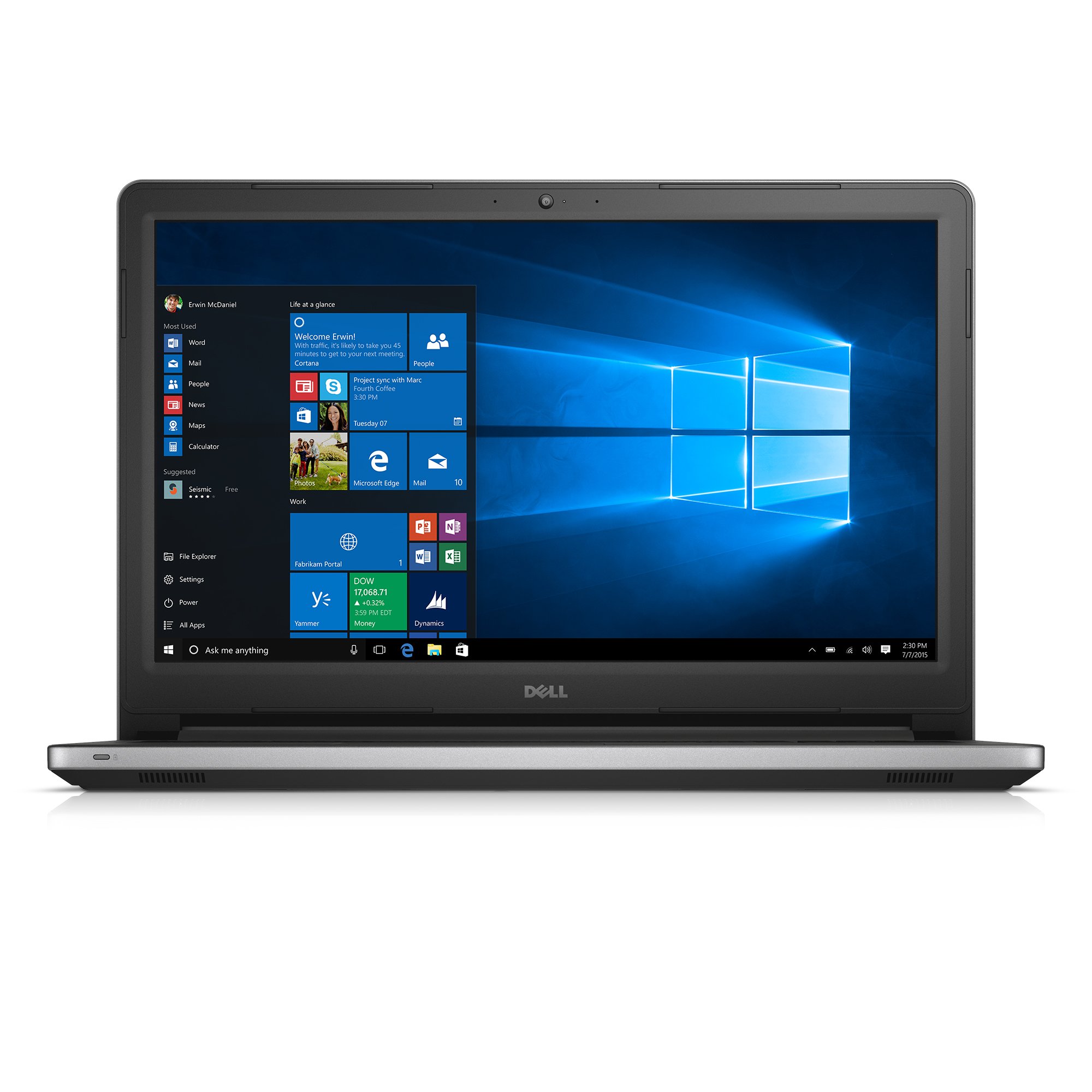Dell Inspiron i5559-3347SLV 15.6 Inch Laptop (Intel Core i5, 8 GB RAM, 1 TB HDD, Silver Matte)