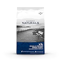 Diamond Naturals Small Breed Puppy Real Chicken Recipe High Protein Dry Dog Food 40 Pound (Pack of 1)
