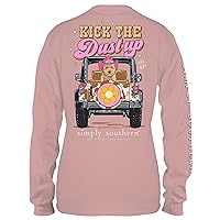 Simply Southern Kick The Dust Up - Dog - Adult Long Sleeve