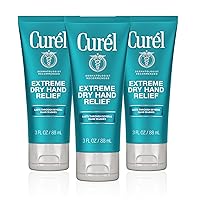 Curel Extreme Dry Hand Cream, Travel Size Lotion for Dryness Relief, Easily Absorbed Hand Cream for Long-Lasting Relief after Washing Hands, with Eucalyptus Extract, 3 Fl Oz (Pack of 3)