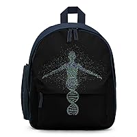 Genetics Genetic Testing Genomics DNA Backpack Small Travel Backpack Lightweight Daypack Work Bag for Women Men