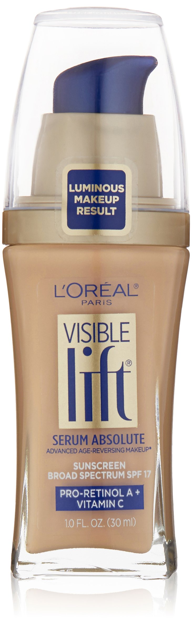 L’Oréal Paris Visible Lift Serum Absolute Foundation, Sand Beige, 1 Ounce
