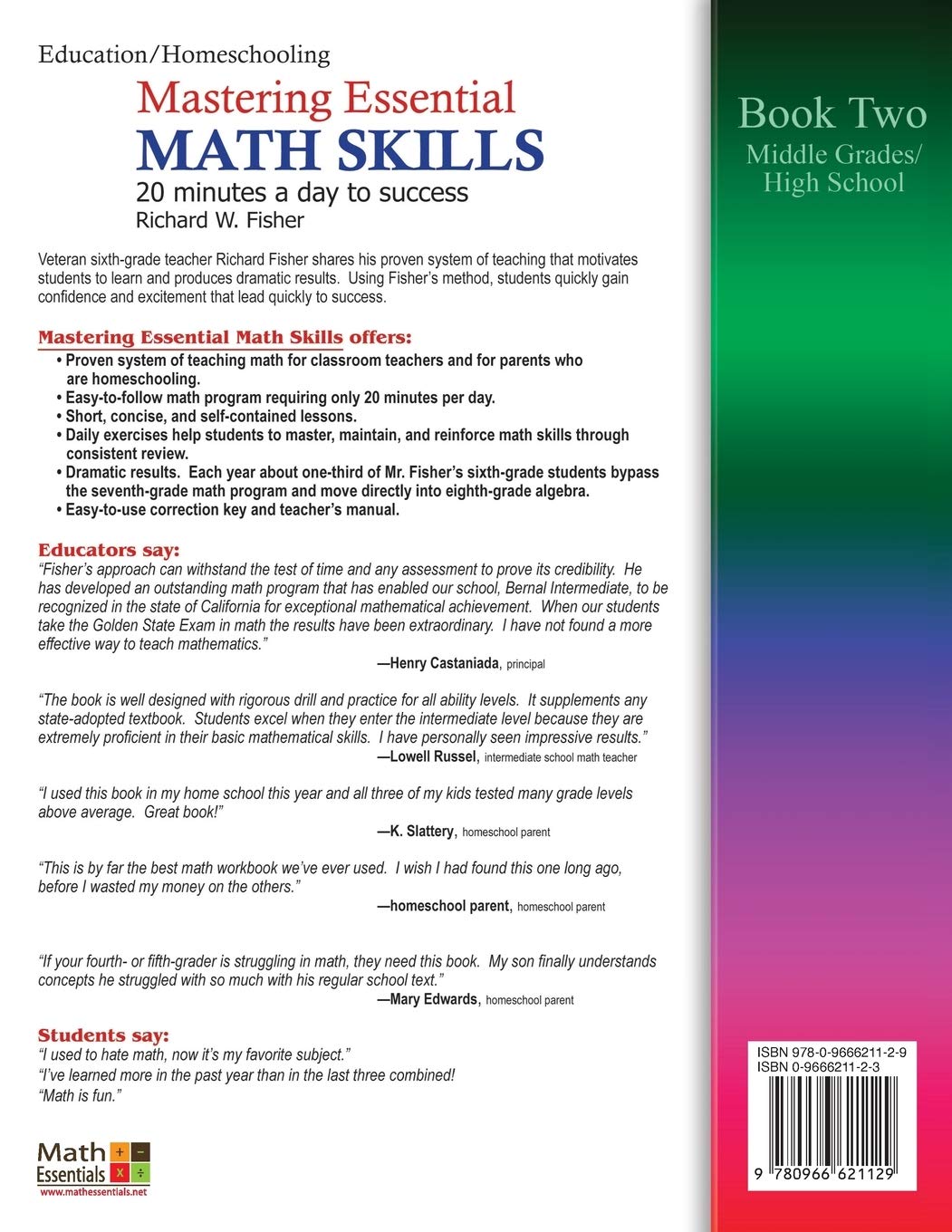 chính　Day　hãng　Mua　Minutes　to　Book　Amazon　Mastering　a　Middle　Essential　Mỹ　Math　trên　Grades/High　School　Skills:　20　Success,　2:　2023　Fado