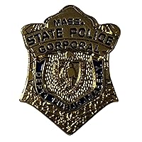 Massachusetts State Police Corporal Hat Cap Lapel Pin PO-522