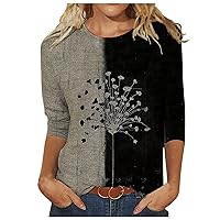 Women's Tops and Blouses Fashion Positioning Print Long Sleeve Casual Tops T-Shirt Shirts for, S-5XL